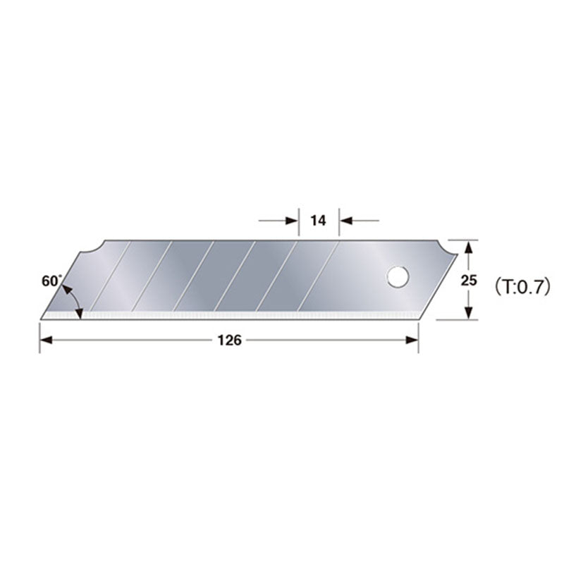 CUCHILLA LCB-65 10 UDS. TAJIMA