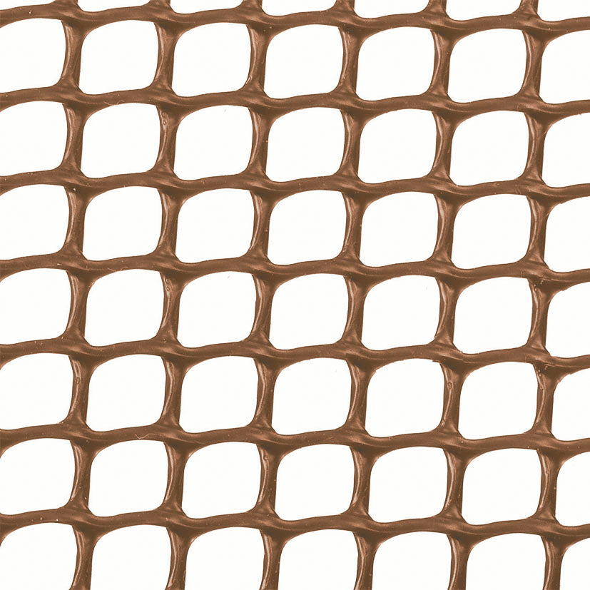 MALLA CUADRADA 10X10 MARRÓN. 1X5 M