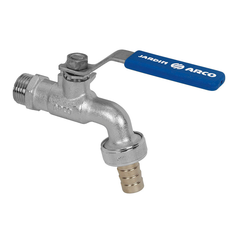 GRIFO CURVO MANDO PALANCA 3/4X3/4"XDIA20