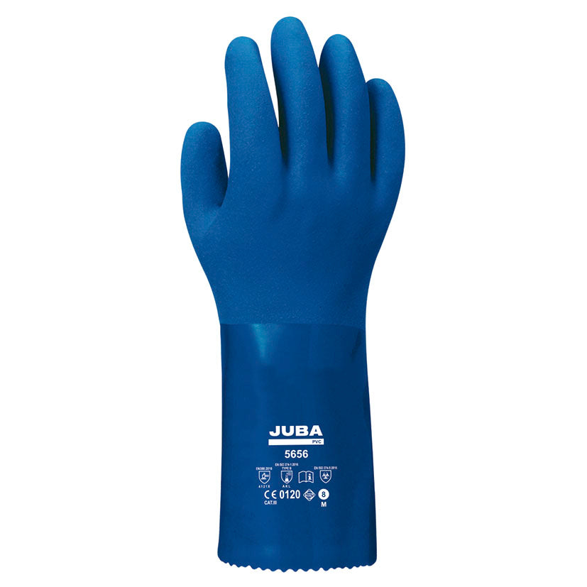 GUANTE PVC C/SOPORTE ALG.5656 T/10