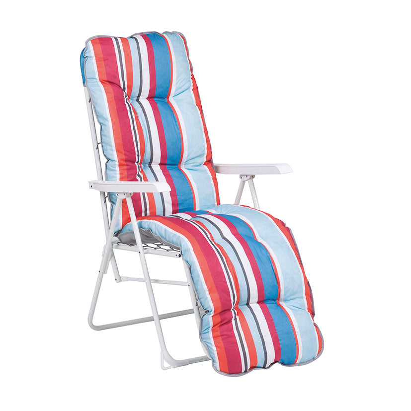 SILLÓN RELAX ACERO POSICIONES. TRITURADO