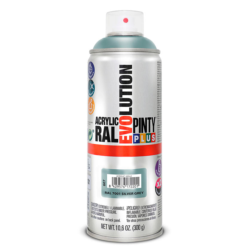 PINTURA SPRAY ACRILICA PLATA 400ML