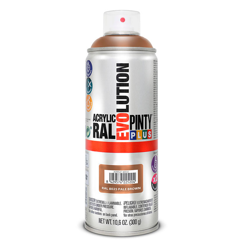 PINTURA SPRAY ACRILICA MARRON 400ML