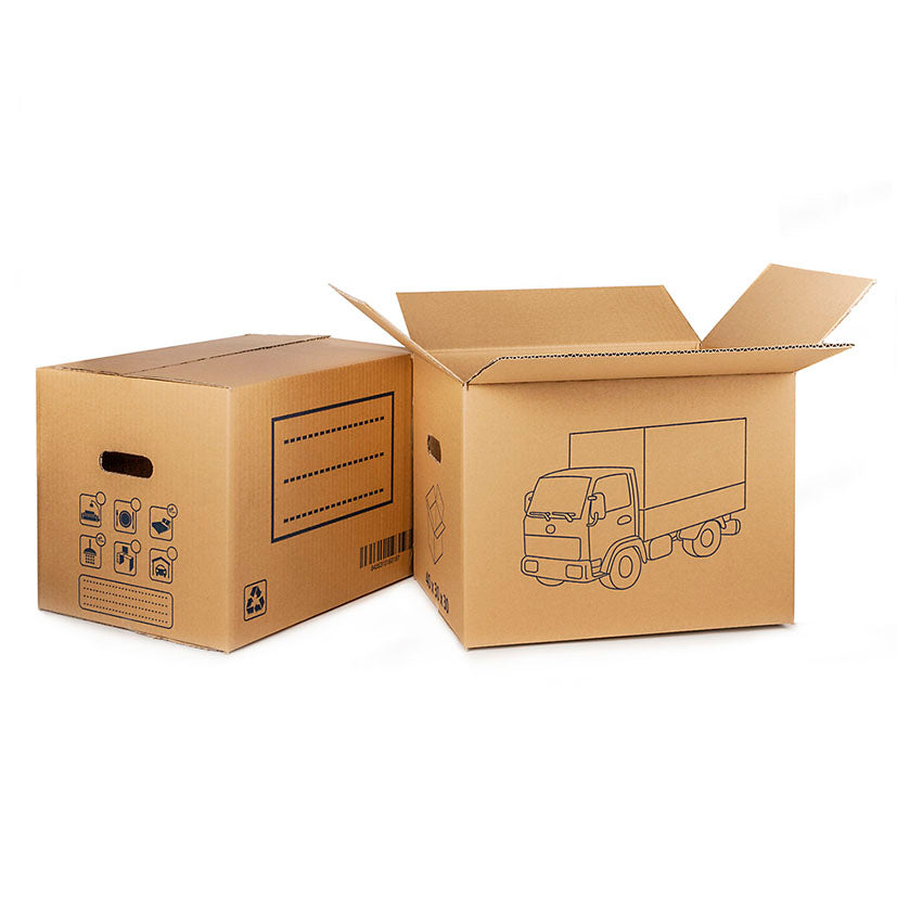 CAJA CARTON MUDANZA . 40X30X30 10U.