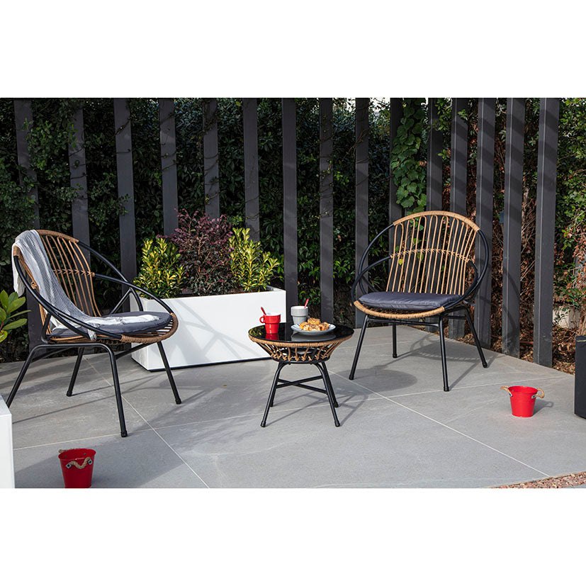 CONJUNTO 2 SILLONES+MESITA