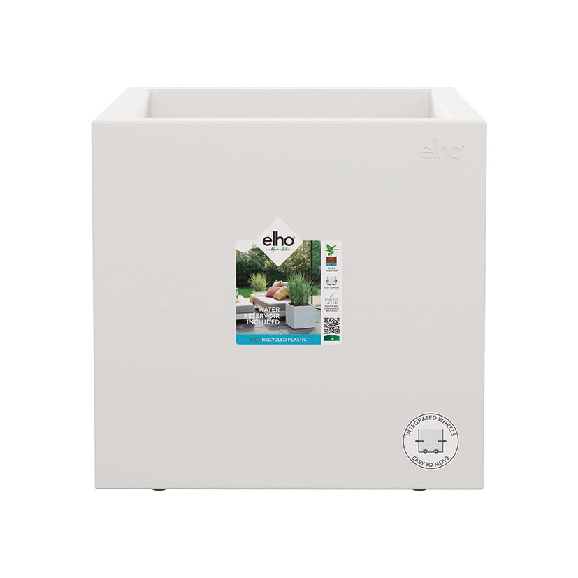 MACETA CUBO 40 CM. BLANCO