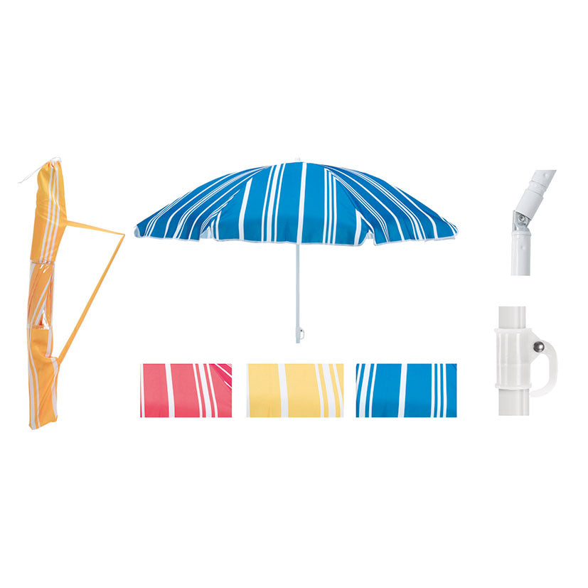 PARASOL PLAYA Ø 180 CM. UPF30+