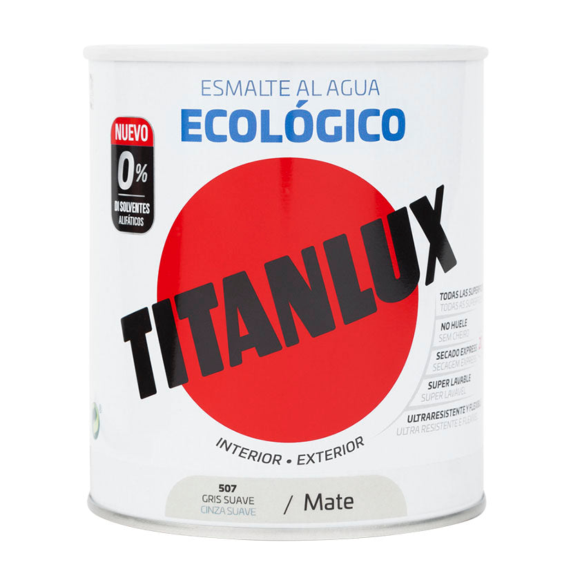 TITANLUX BASE AGUA GRIS SUAVE 750ML MAT.