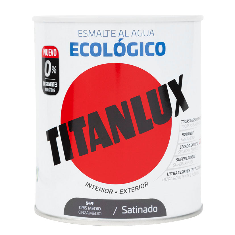 TITANLUX BASE AGUA GRIS MEDIO 750ML SAT.