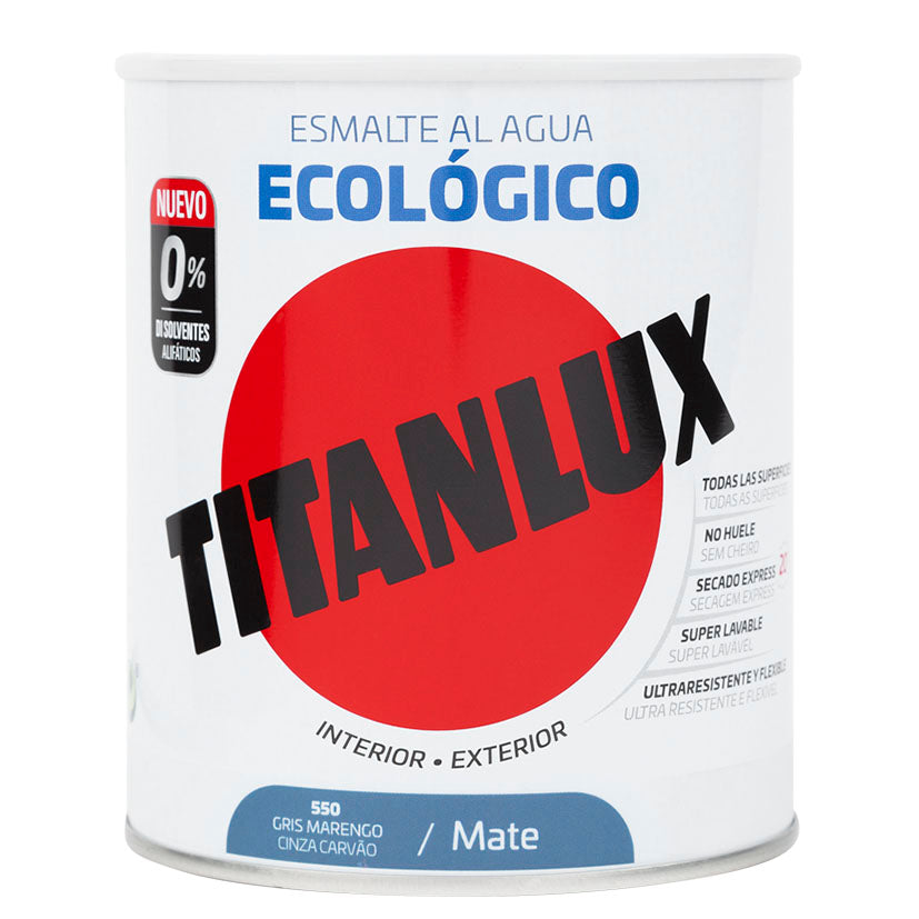 TITANLUX BASE AGUA GRIS MARENG 750ML MAT