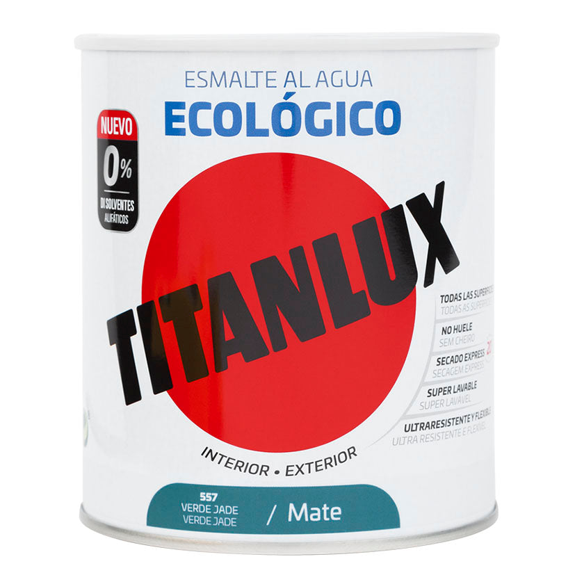 TITANLUX BASE AGUA VERDE JADE 750ML MAT