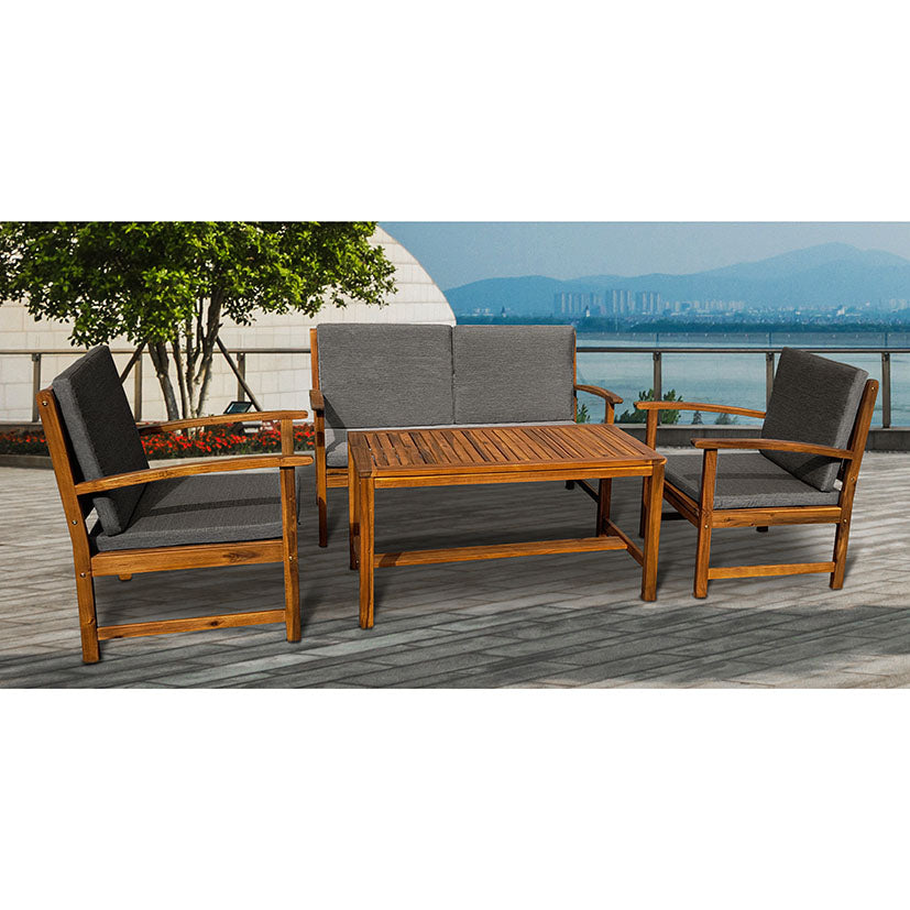 CONJUNTO MADERA VIETNAM 5 PIEZAS