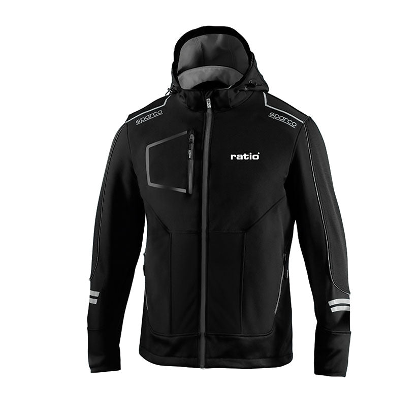 SOFT SHELL GRIS/NEGRO TALLA XL