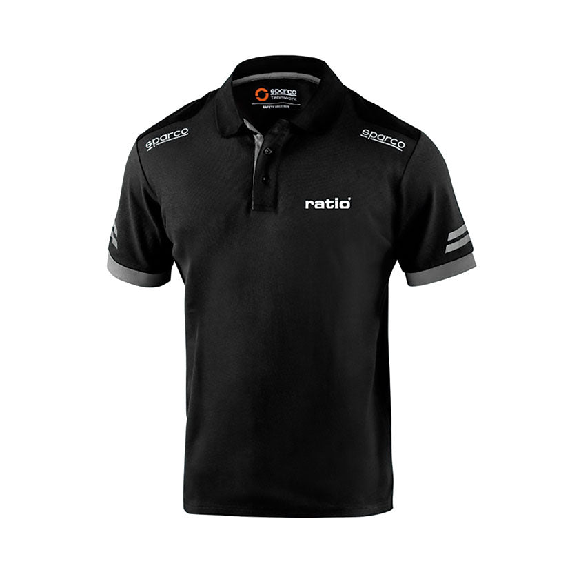 POLO GRIS/NEGRO TALLA M