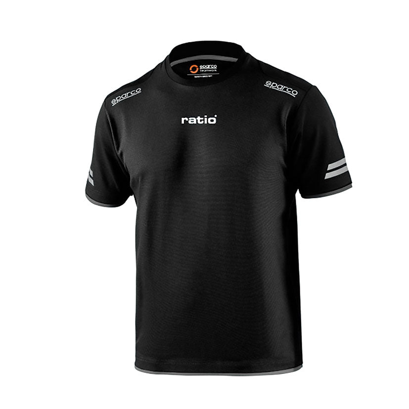 CAMISETA GRIS/NEGRO TALLA L