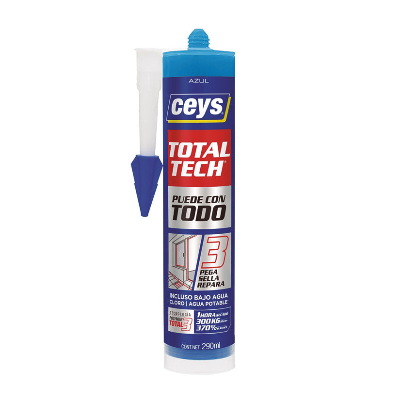 CEYS TOTAL TECH CARTUCHO 290 ML AZUL