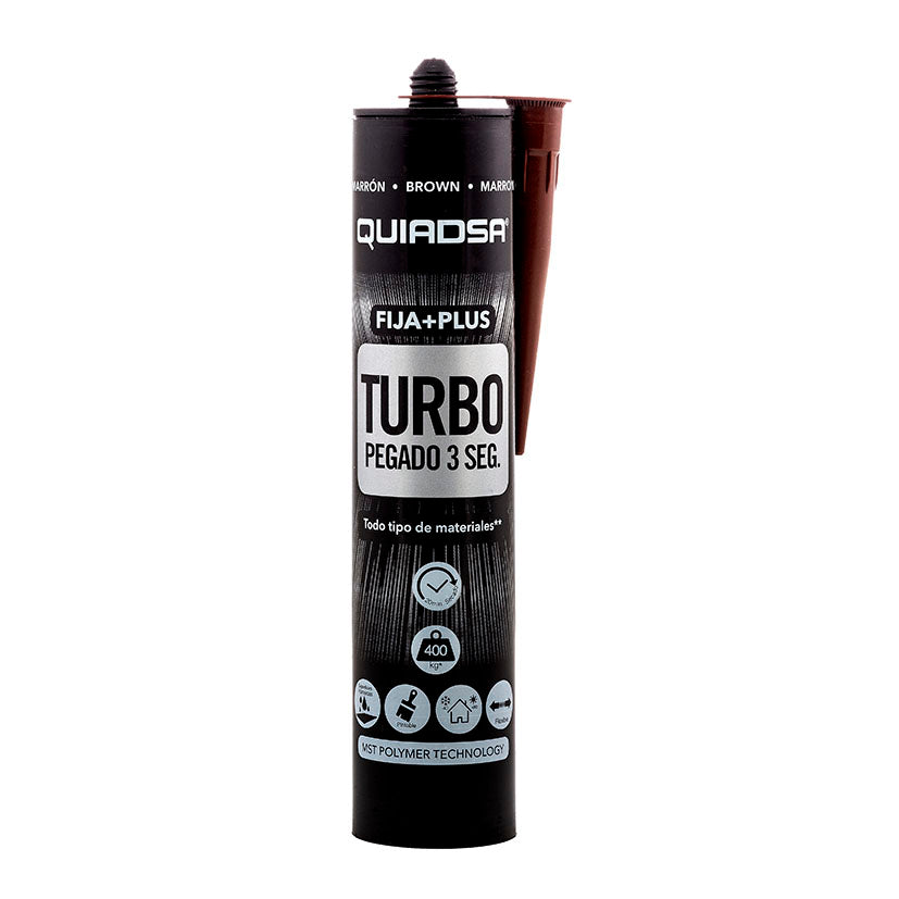 ADHESIVO FIJA PLUS TURBO 290 ML. MARRÓN
