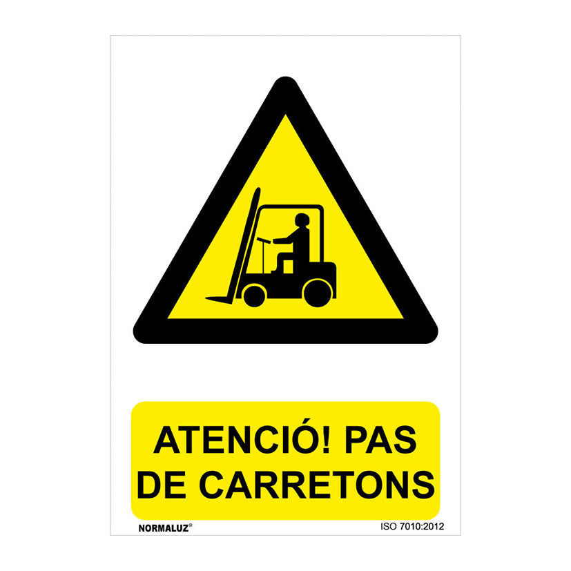 SEÑAL PERILL PAS DE CARRETONS