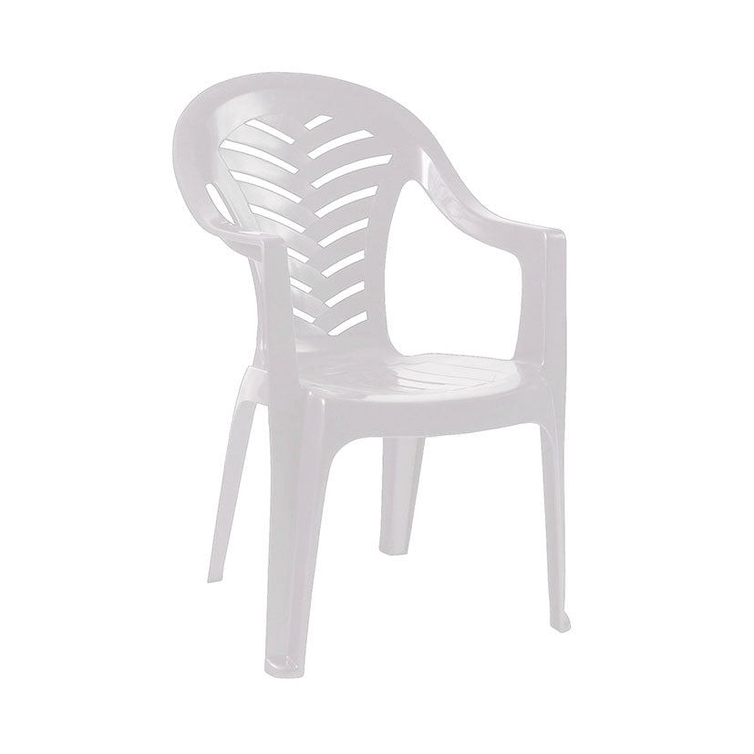 SILLÓN MONOBLOCK ALTO PALMA BCO.