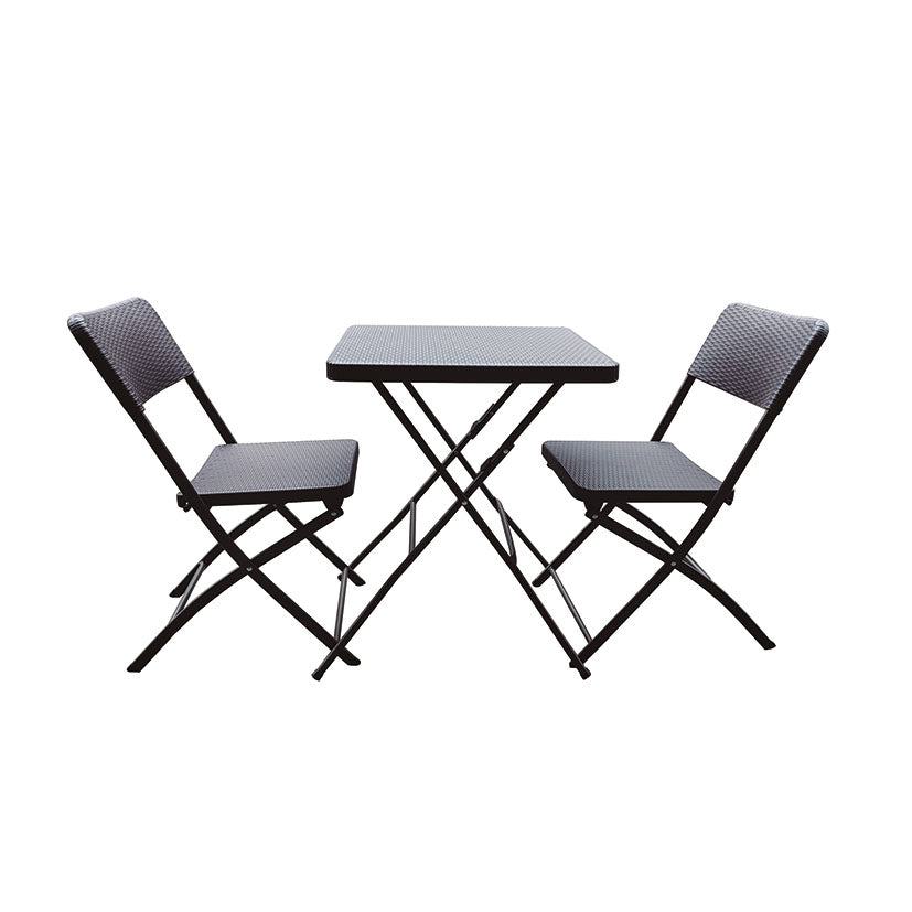 CONJUNTO MESA + 2 SILLAS PLEGABLE