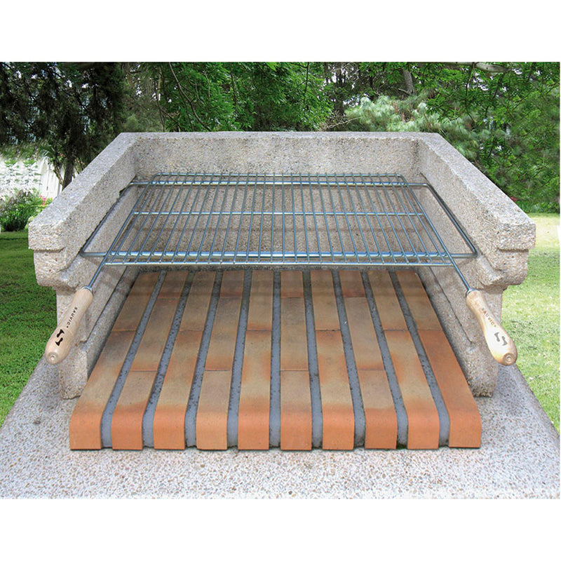 Parrilla extensible acero cincado