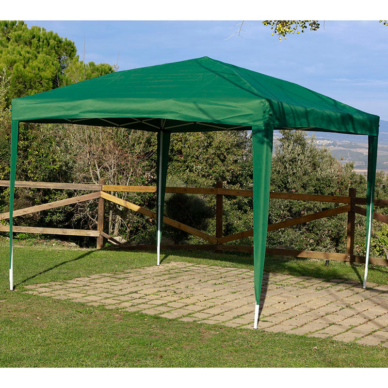 Carpa plegable de jardín 3x3 verde