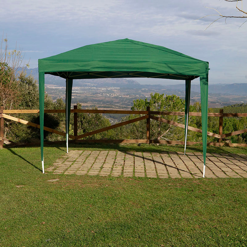 Carpa plegable de jardín 3x3 verde