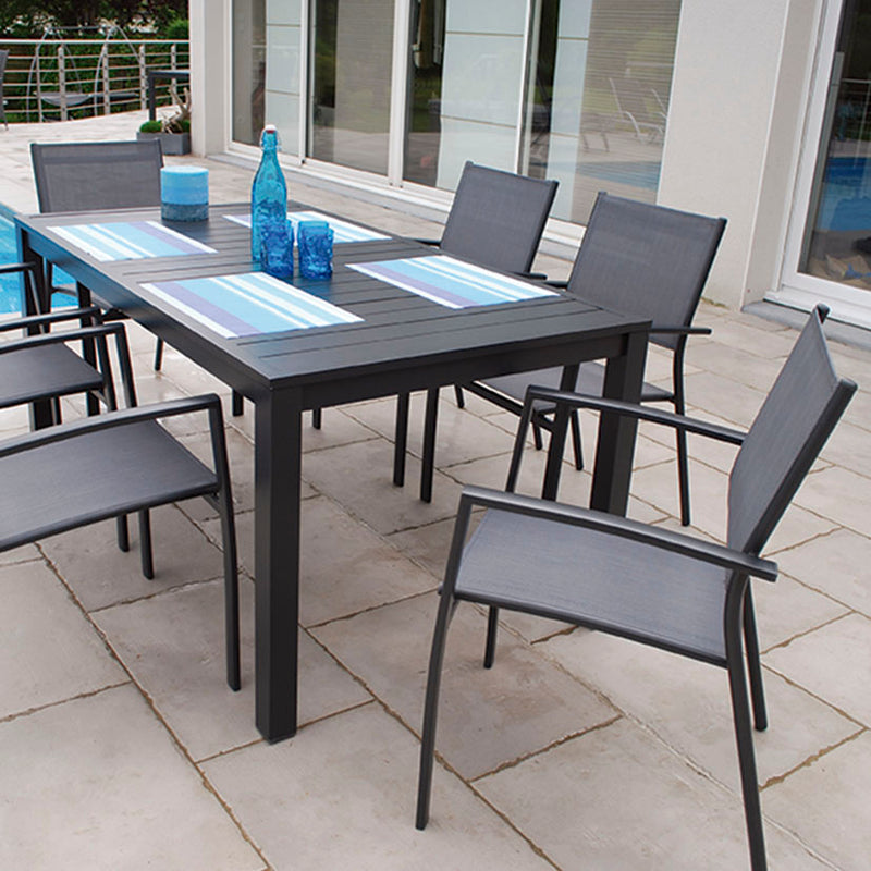 Sillón Parma Exterior Con Reposabrazos Aluminio Textilene