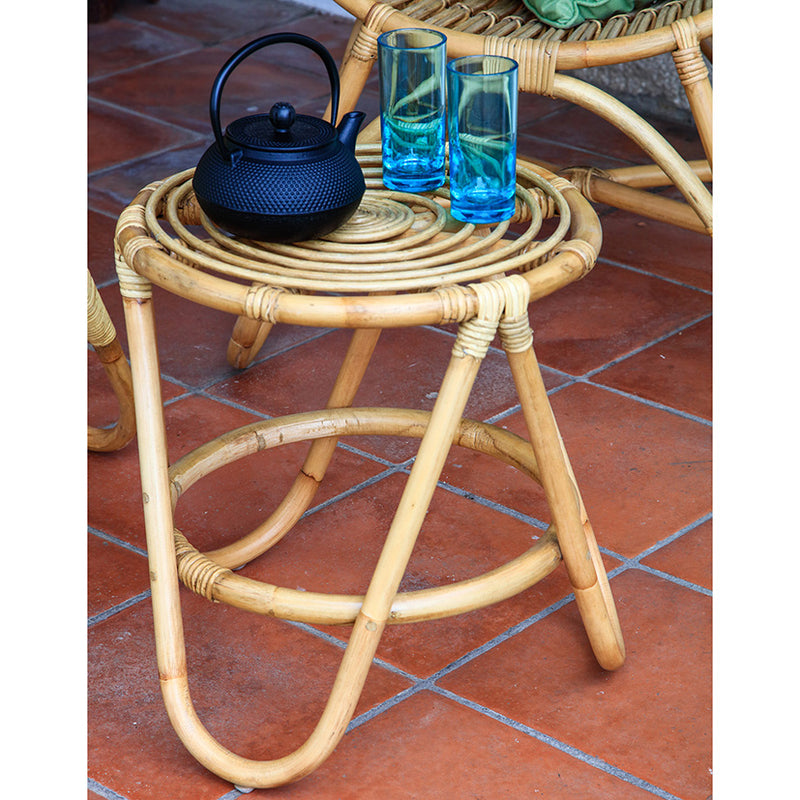 MESA AUXILIAR RATÁN NATURAL ARIE