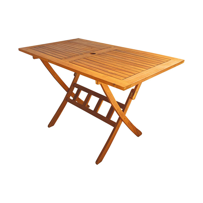 MESA MADERA ACACIA PLEGABLE MEDITERRANEO 120X70 cm