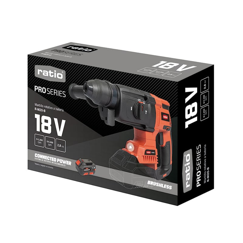 Martillo rotativo RATIO ProSeries R-M20-B