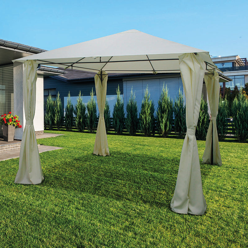 Pérgola para jardín 2,97x2,97xh.2,55 cm