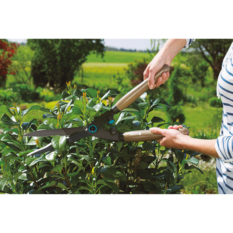 Tijera cortasetos GARDENA Nature Cut mango madera ergonómico