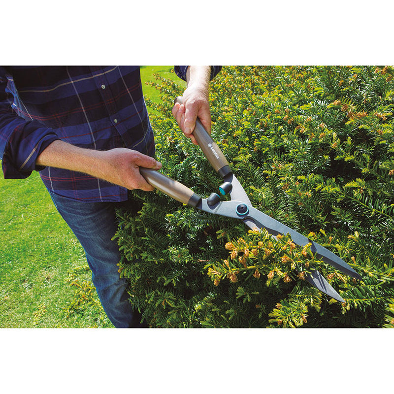 Tijera cortasetos GARDENA Nature Cut mango madera ergonómico
