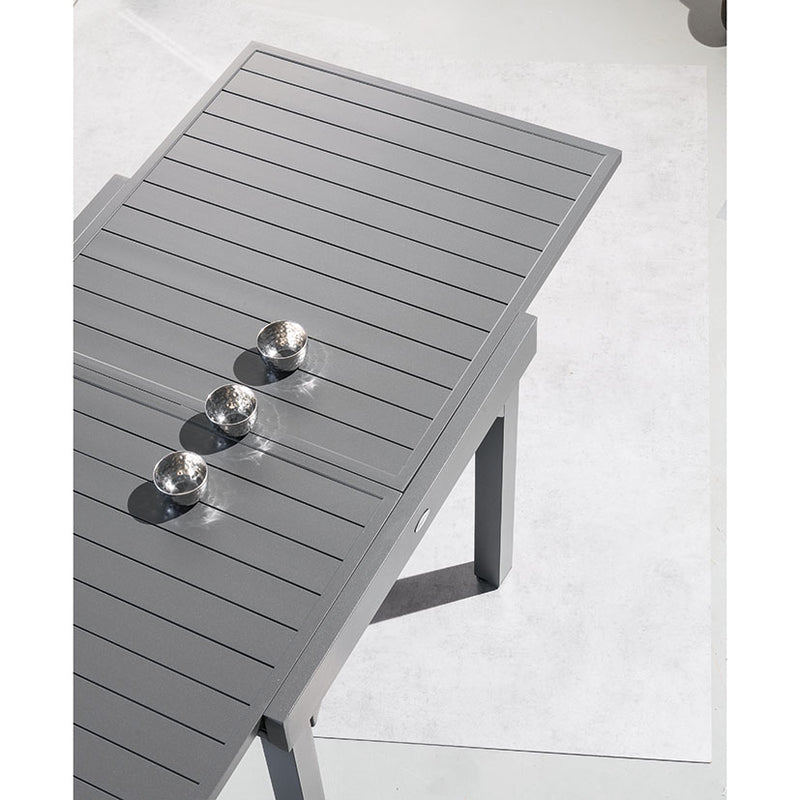 Mesa extensible 90/180 Serie Piazza Grafito