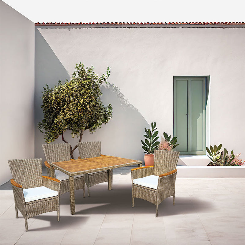 Mesa jardín de acacia serie Tahití