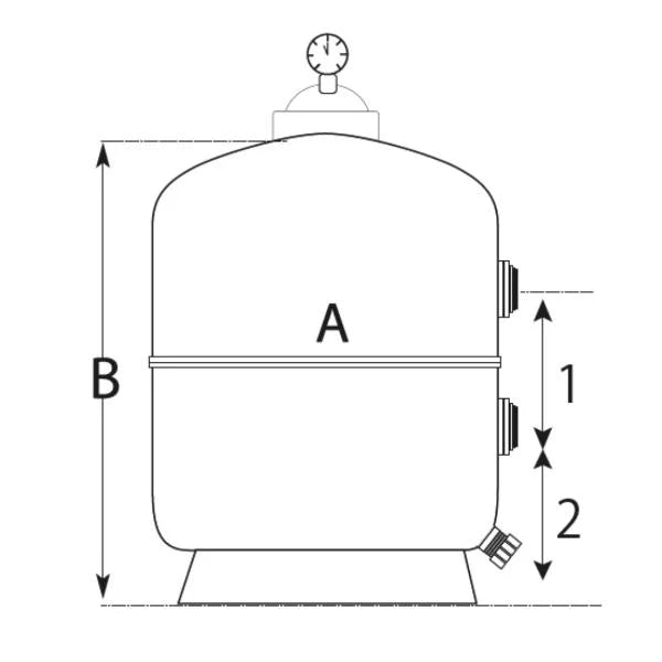 Filtro inyectado Rubi . Depuradora