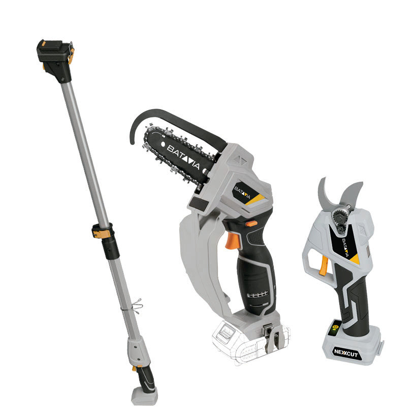 Kit poda mini-motosierra, tijera y pértiga Batavia