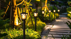 Iluminar árboles y parterres: focos, ángulos y lúmenes