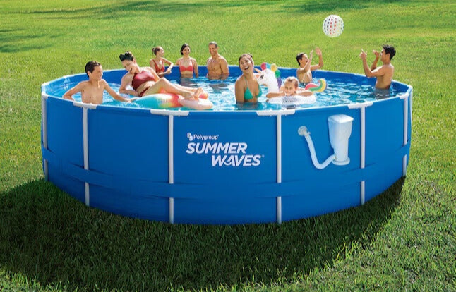 Como mantener tu piscina desmontable. El cloro