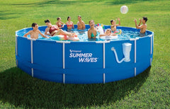 Como mantener tu piscina desmontable. El cloro