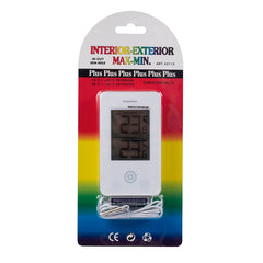 Termómetro digital plus 02113, con interior y exterior