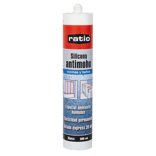 SILICONA COCINAS BAÑOS RATIO BL. 300 ML