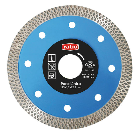 DISCO TURBO PORCELANICO 115X1,2MM.RATIO