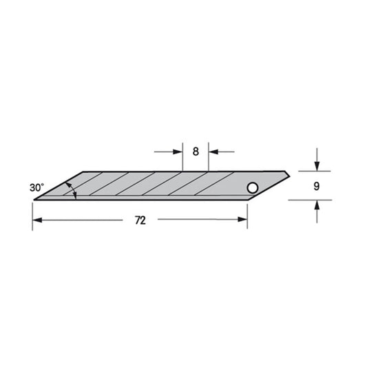 CUCHILLA LC-390 10 UDS. TAJIMA