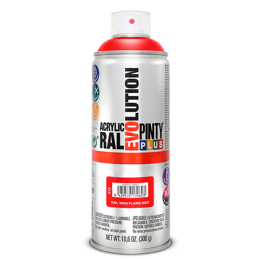PINTURA SPRAY ACRILICA ROJO FUEGO.400ML