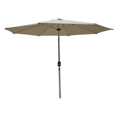 Parasol de alumino articulado con toldo de 2,7 metros