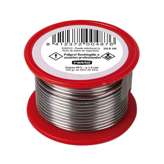 ESTAÑO  40% 1,5MM.100GR.