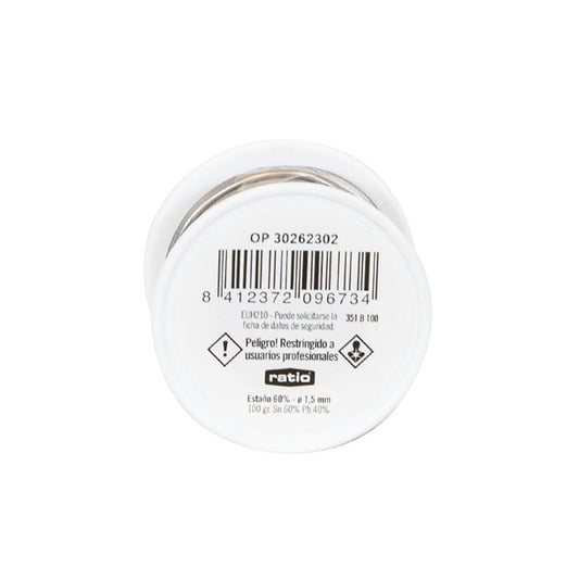 ESTAÑO 60% 1,5MM.100GR