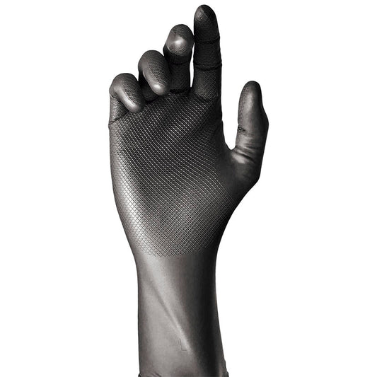 GUANTE DESECH. NITRILO NEGRO 50 UND T/9